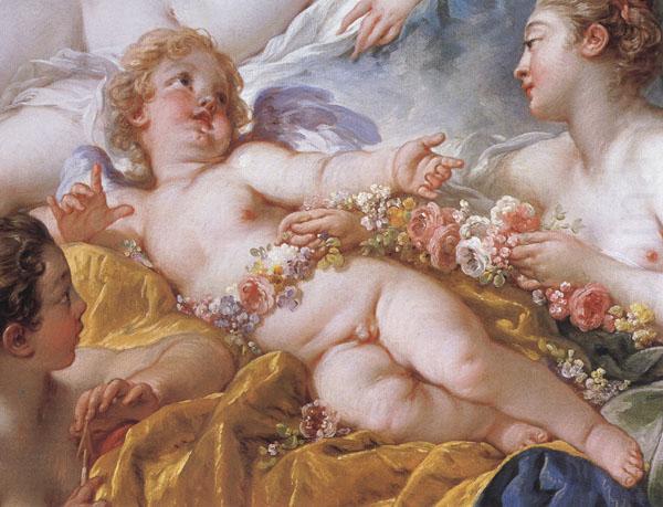 Details of Cupid a Captive, Francois Boucher